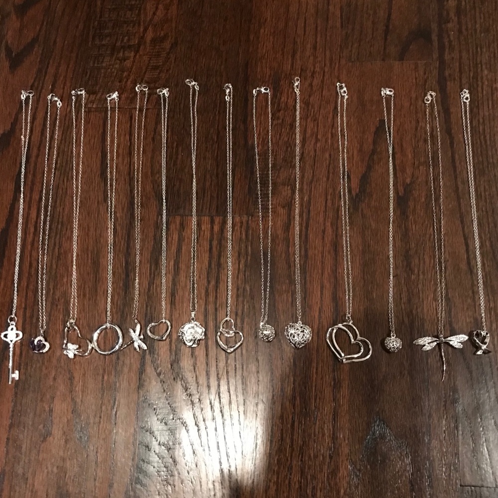 $25 each Sterling silver necklaces